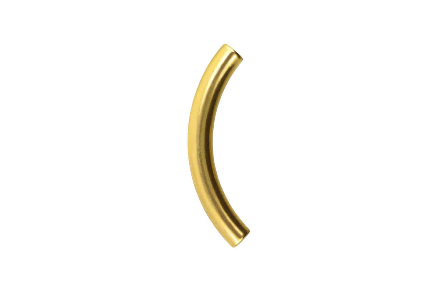 Titan Piercing Banane mit Innengewinde ohne Kugeln
